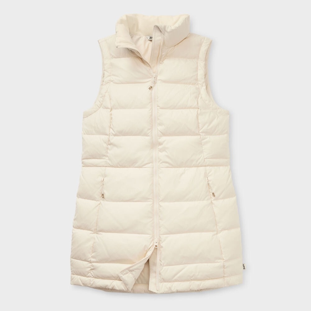 Duluth Trading Co Cold Reliable Long Vest Cream Medium New With Tags